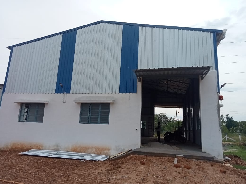 Vedanth factory building interior open floor space