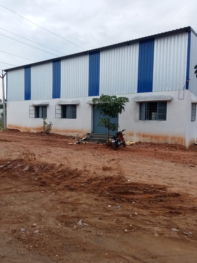 Vedanth factory building side elevation