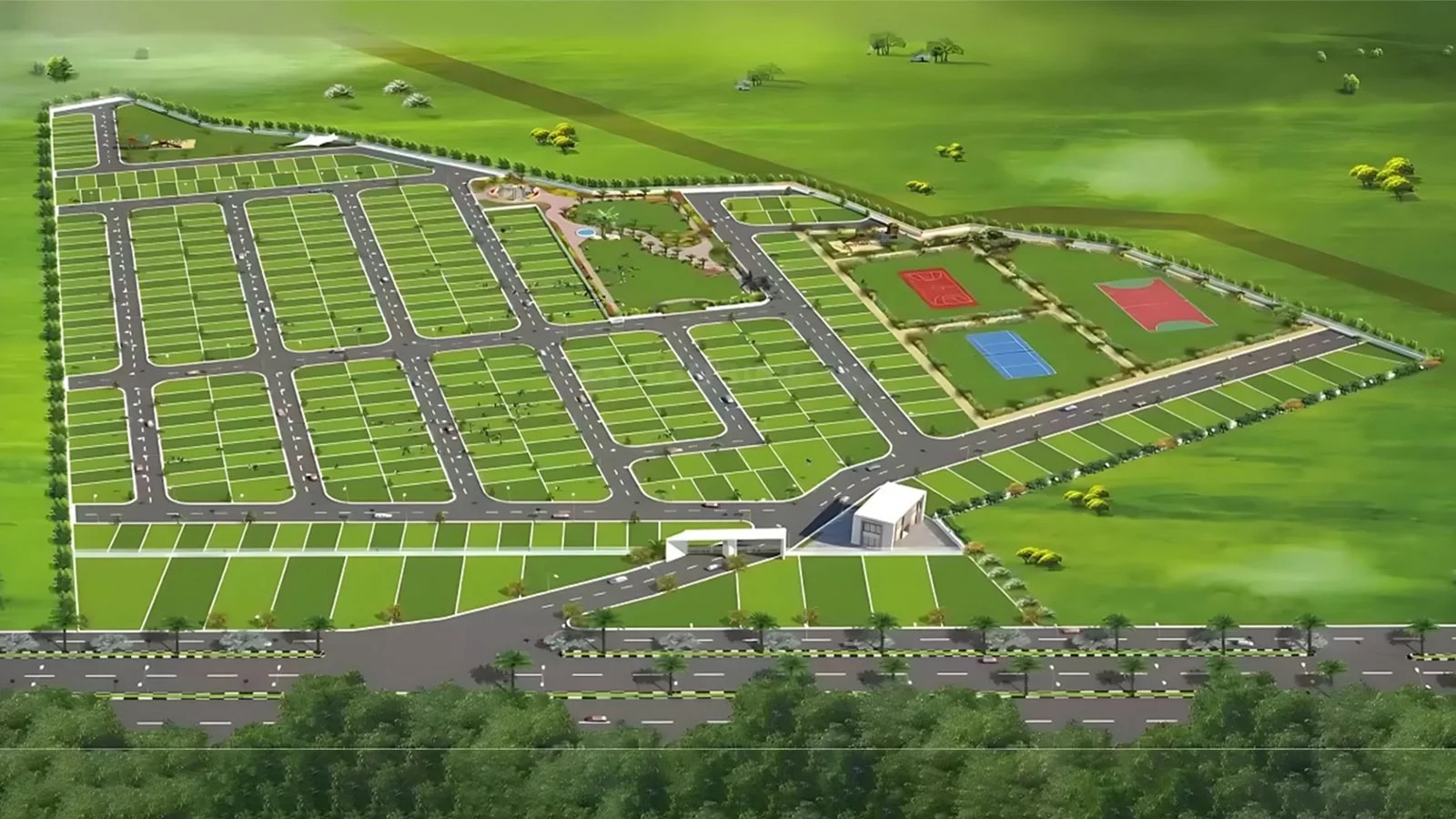 Trident Whitefield Greens residential plotted layout Bangalore